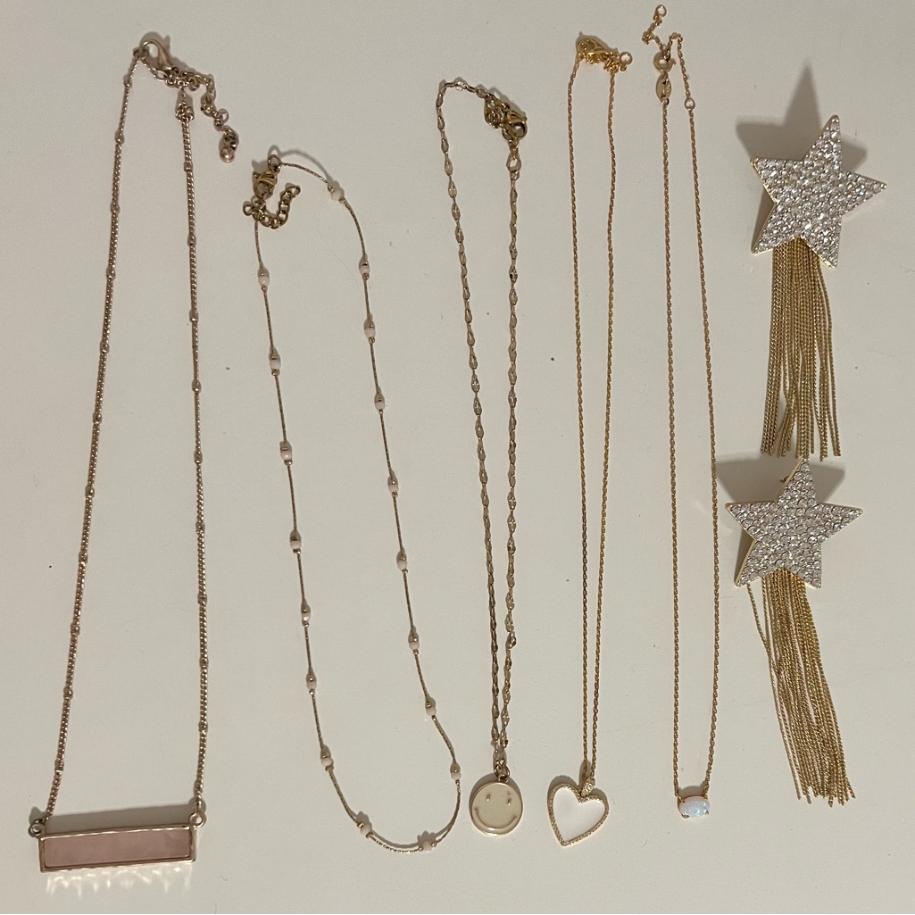 Assorted Gold Jewelry 20$